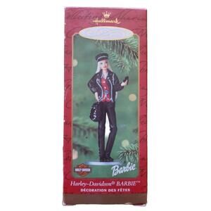 Hallmark Keepsake Harley Davidson Barbie Ornament VTG 2000 Gift
